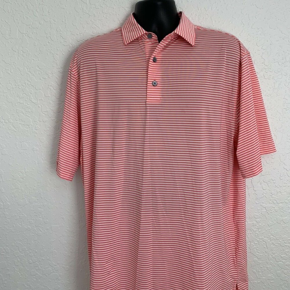 Nwot FootJoy Striped Polo Golf Shirt Men Large
